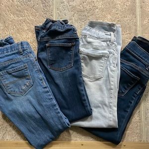 Girls jeans bundle, all size 8 regular